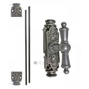 Basküle Fenstergetriebe antik Kugel Fenstergriff Diamant alt 100bis120cm