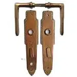 Tür Drückergarnitur Jugendstil klassizistisch alt 78mm