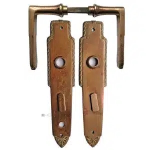 Tür Drückergarnitur Jugendstil klassizistisch alt 78mm