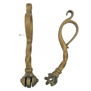 Basküle Fenster Tür Klappgriff Riegel Getriebe alt antik Jugendstil 18cm