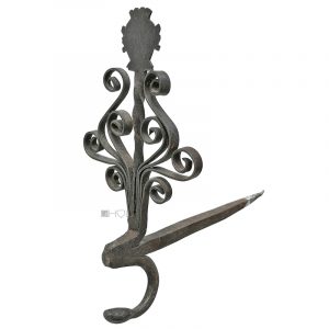 Wandhaken geschmiedet alt antik zierlich 17cm