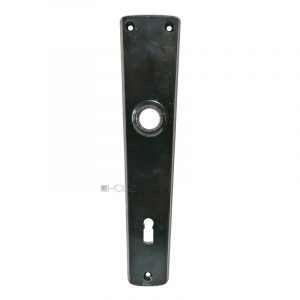 Tür Langschild schwarz Kunststoff alt Vintage Mid Century 17.9mm 92