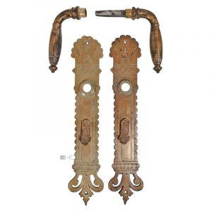 Tür Drückergarnitur alt groß Türklinken 74mm 10er Vk