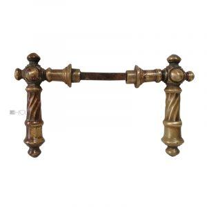 Türdrücker antik Würfel Säule Türklinken alt 17.9mm 10er Vk