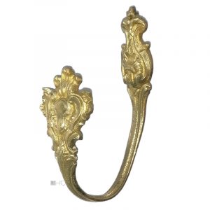 Vorhang Raffhalter antik Bronze feuervergoldet alt 12cm