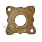 Drückerrosette antik Rosette Türklinke Messing alt 16 mm