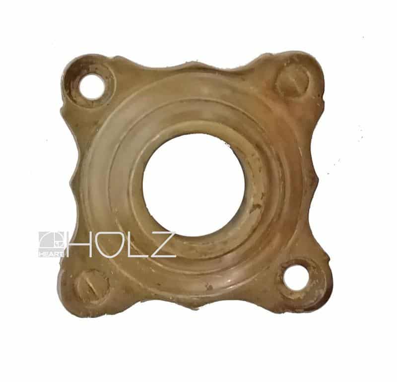 Drückerrosette antik Rosette Türklinke Messing alt 16 mm