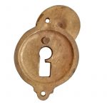 Schlüsselrosette Art Deco Jugendstil Messing Tür Schlüsselschild 44mm