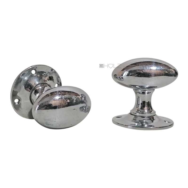Türknauf Art Deco alt Messing vernickelt oval Drehgriff 60mm 8er Vk Türknauf Art Deco alt Messing vernickelt oval Drehgriff 60mm 8er Vk
