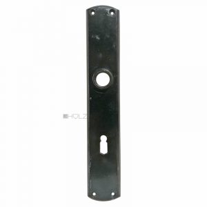 Langschild halbrund alt Kunststoff Türdrücker Türklinke 41x240-17.2x72