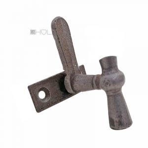Vorreiber Fensterolive antik Eisen Fenstergriff alt Reiber 10mm