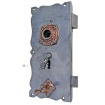 Tür Aufschraubschloss antik alt Einsteckschloss Sperrriegel 54/10/64