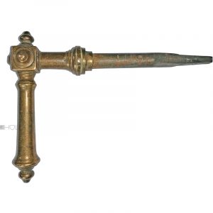 Feiner Türdrücker antik Würfel Säule alt Kastenschloss 16.3mm 10er Vk