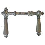 Große Türdrücker antik Haustür alt Eisen 12er Vk