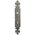 Langschild antik repro Stahl Hammerschlag 41x257-14x68