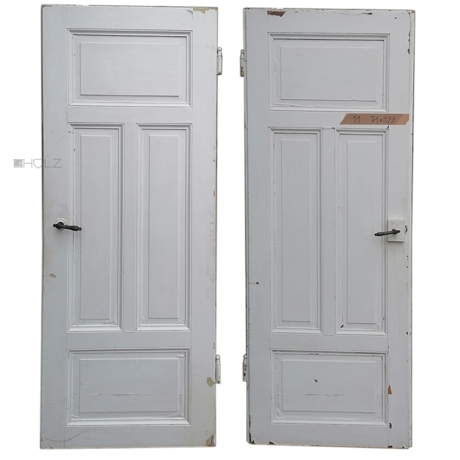 Zimmertür antik alt massiv Fichte Tuer11 rechts Falzmaß 71x199