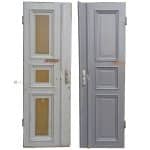 Zimmertür antik Flügeltlür alt massiv Tuer12 rechts Falzmaß 69x225