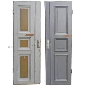 Zimmertür antik Flügeltlür alt massiv Tuer12 rechts Falzmaß 69x225