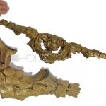Bronze Beschlag antik feuervergoldet Möbel alt 44cm
