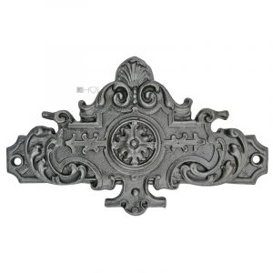 Supraporte Tür Möbel Beschlag Eisen antik Gründerzeit alt 25cm