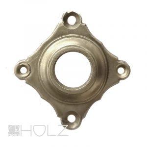 Drückerrosette Tür antik Rosette vernickelt Profil alt 16.8mm