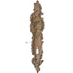 Langschild antik neo barock alt Doppelschloss Blende 63x310