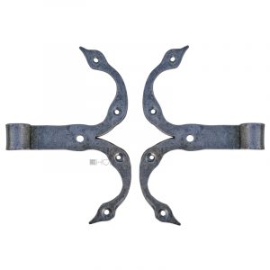 Tür Schippenbänder S-Bänder geschmiedet alt antik 27cm 16er Dorn