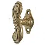 Fensterolive Jugendstil floral alt Fenstergriff 90/47/43