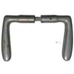 Türdrücker 1920er Eisen Türklinken alt 18.7mm 9er Vk