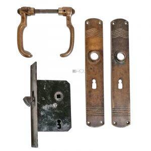 Schiebetür Türgriffe alt Jugendstil Einsteckschloss