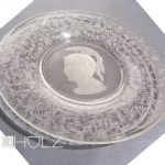 Zierteller antik Legionär Obstplatte Glasteller Glasplatte