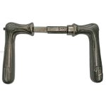 Türdrücker Kastenschloss alt Gusseisen Jugendstil antik 9er Vk