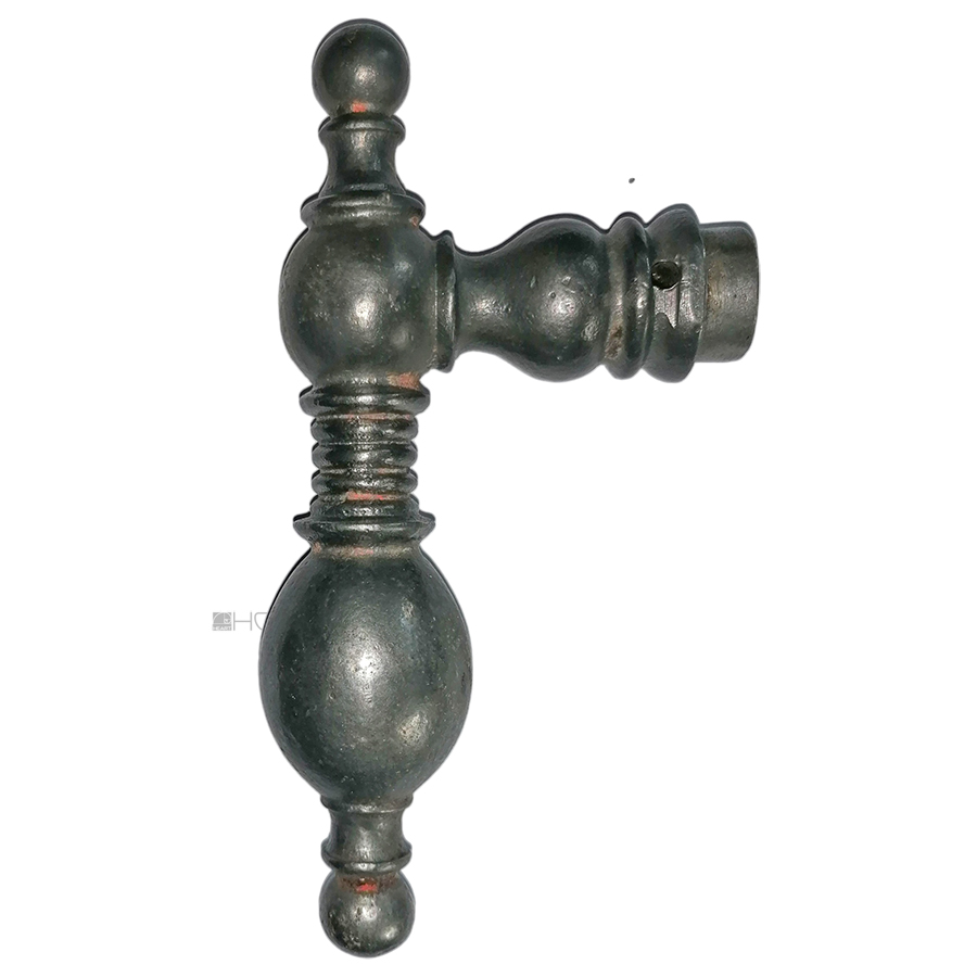 Türdrücker Türgriff antik Kugel Eisen Türklinke alt 18.1mm 8er Vk