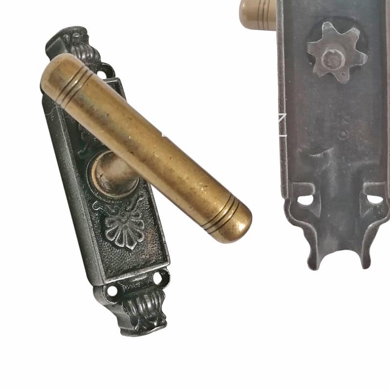 Basküle Getriebe antik Zahnrad Fensterolive Messing 12mm