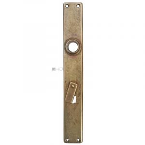 Langschild Jugendstil Avantgarde alt Blech 37x260-17.3x83