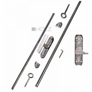 Bauhaus Fenstergetriebe Basküle Alu Fensterolive alt Einreiber links 100-120cm