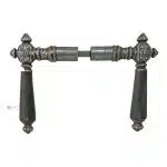 Türdrücker antik Türklinken Eisen Perle Blüte alt 19.1mm 8er Vk