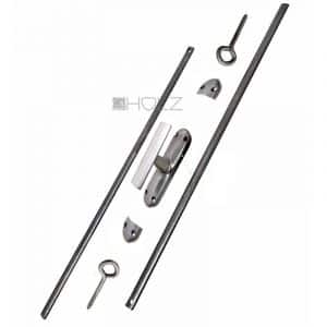 Bauhaus Fenstergetriebe Basküle Alu Fensterolive alt Art Deco 100-120cm