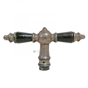 Fensterolive antik Kugel Zink Horn Fenstergriff 116mm