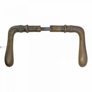 Türdrücker Haustür Jugendstil alt Welle Türklinken 17.3mm 8.5er Vk