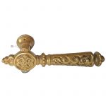 Türdrücker antik prächtig alt Türklinke 15.1mm 9er Vk