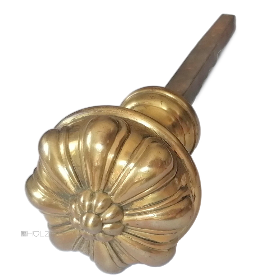 Türknauf antik Türgriff Blüte prächtig alt 50mm 9er Vk