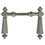 Türdrücker antik Würfel Haube alt Türklinken 16.6mm 9er Vk