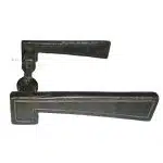 Große Türdrücker Haustür Jugendstil Eisen Avantgarde alt 16.2mm 9er Vk