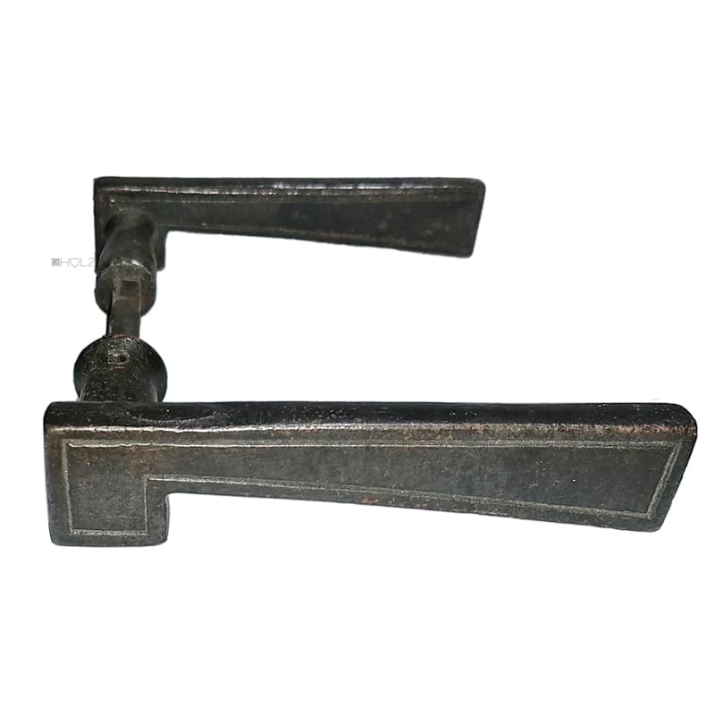 Große Türdrücker Haustür Jugendstil Eisen Avantgarde alt 16.2mm 9er Vk Große Türdrücker Haustür Jugendstil Eisen Avantgarde alt 16.2mm 9er Vk