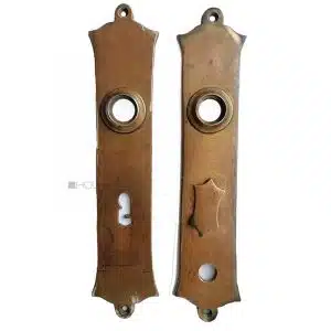 Tür Langschilder antik Gründerzeit alt glatt Guss 15.6mm 62