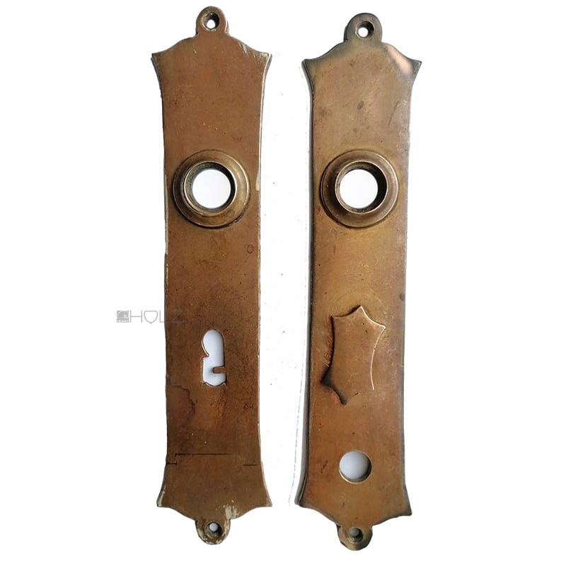 Tür Langschilder antik Gründerzeit alt glatt Guss 15.6mm 62