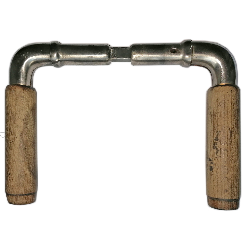 Türdrücker Bauhaus Stahl verchromt Holz 14.6mm alt 8er Vk