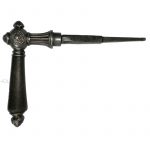 Türdrücker Kastenschloss antik alt Eisen Sonne 18.2mm 8er Vk