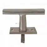 Fensterolive Bauhaus silber Messing vernickelt alt 81/46/43